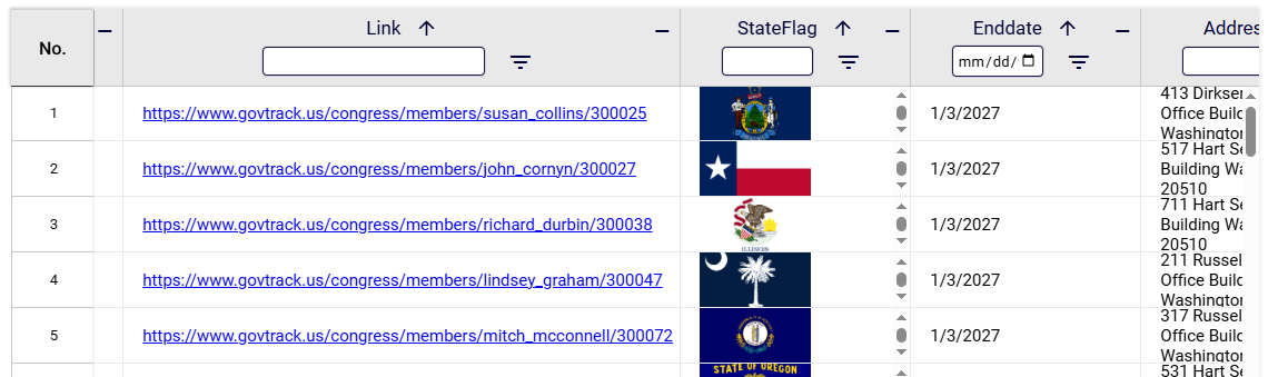DeeboData Community Data Grid